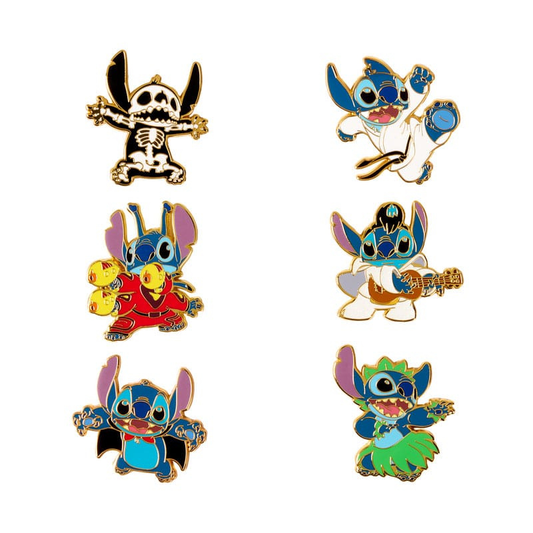 Disney Web Stitch Enamel Pins