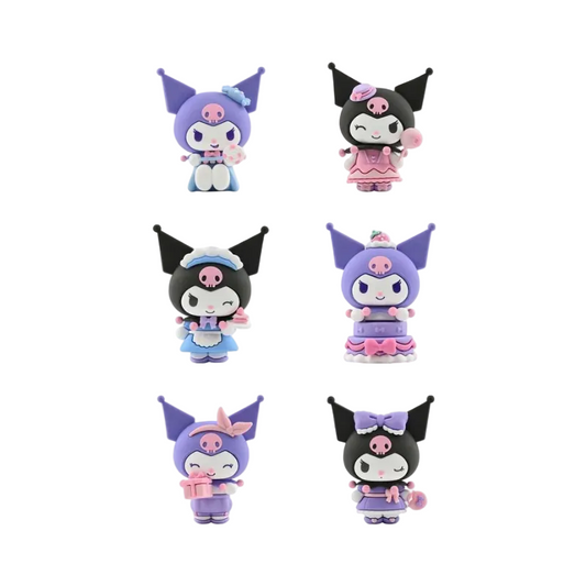 Sanrio Kuromi Birthday Party Series Mini Figures Hello Kitty and Friends