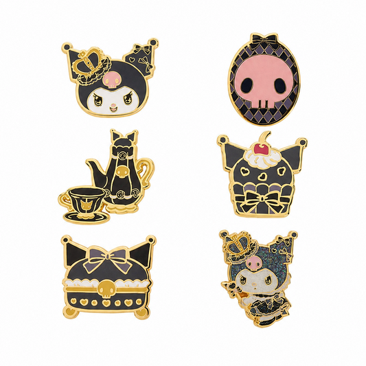 Sanrio 20th Anniversary Kuromi Enamel Pins