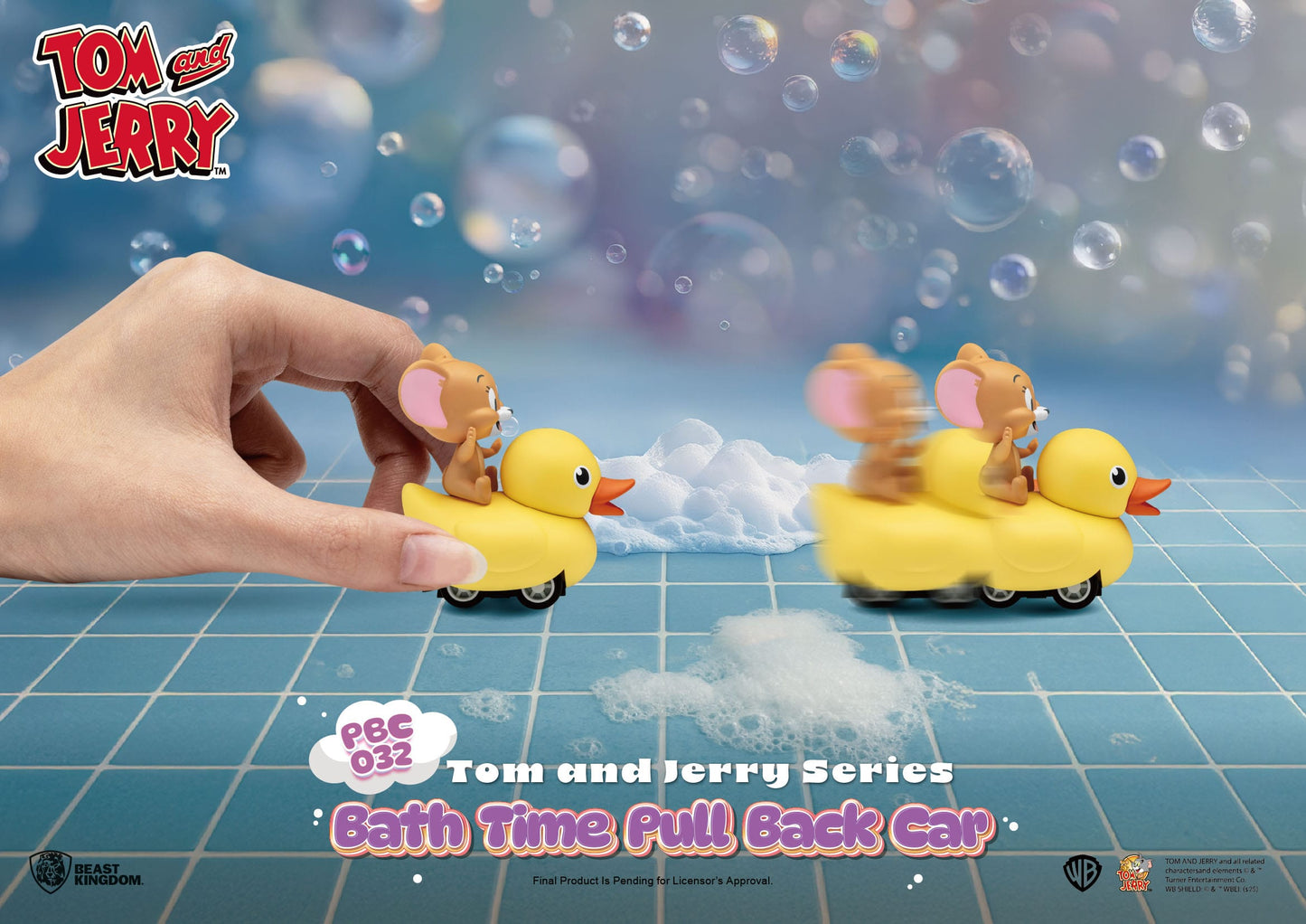 Tom & Jerry Pull Back Cars Bath Time Series