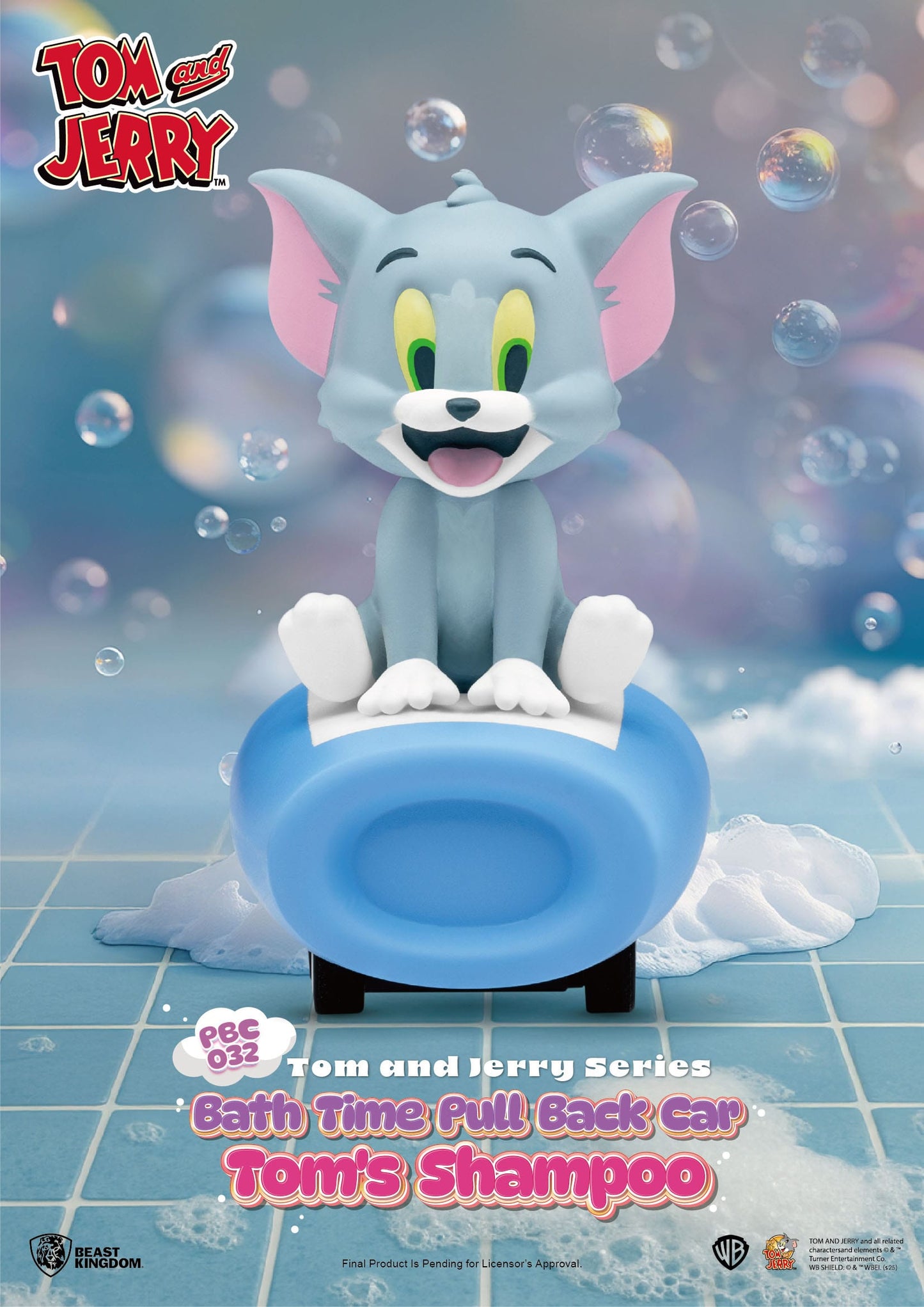 Tom & Jerry Pull Back Cars Bath Time Series