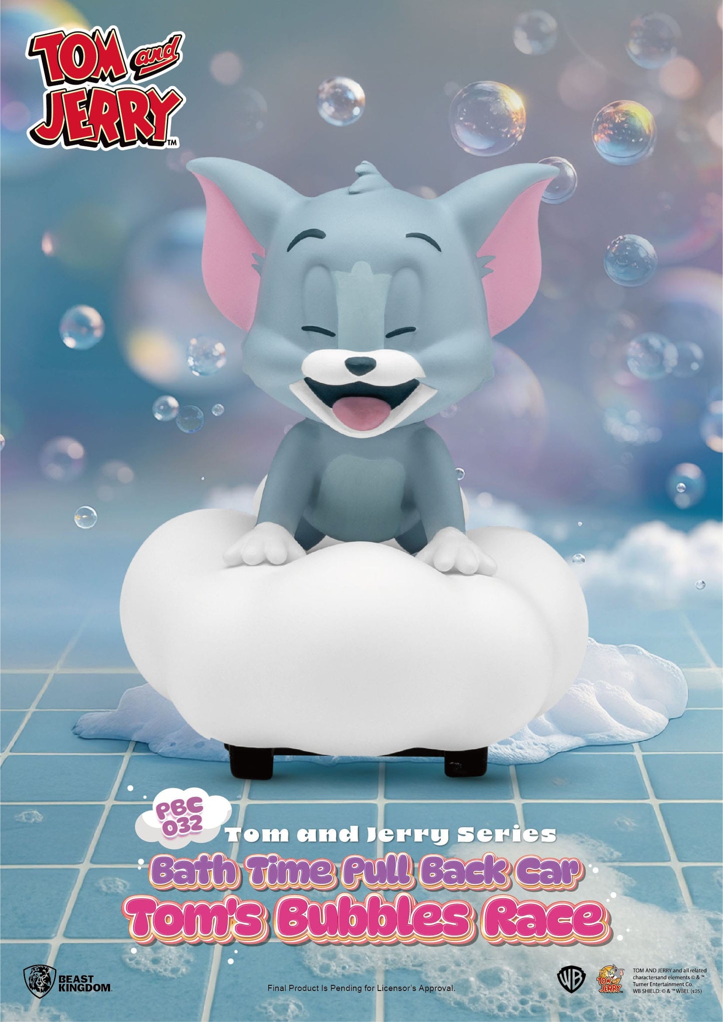 Tom & Jerry Pull Back Cars Bath Time Series