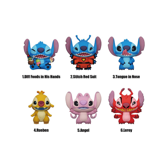 Lilo & Stitch 3D Magnets Stitch Series 6