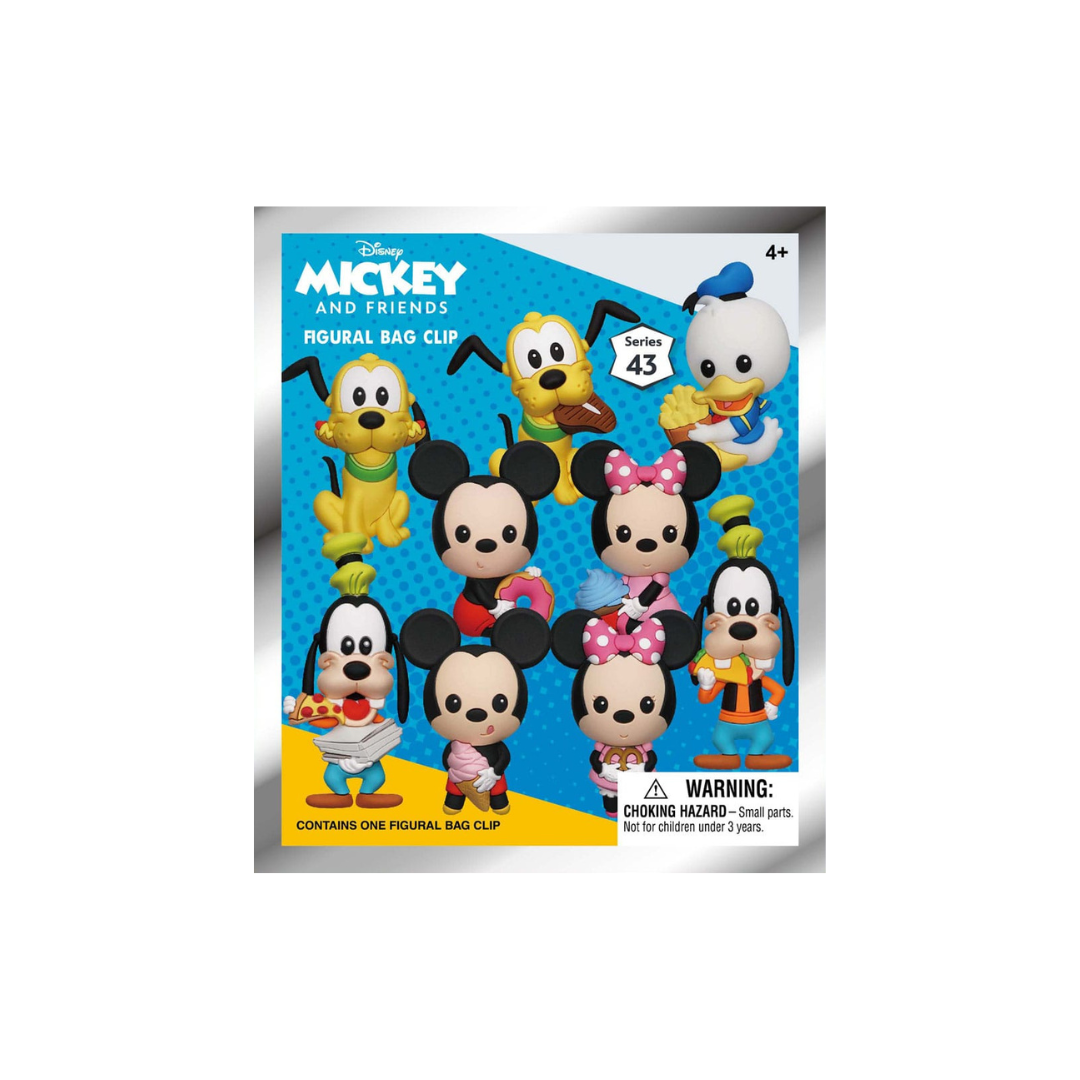 Mickey & Friends 3D Bag Clips: Mickey & Friends with Food Series 43