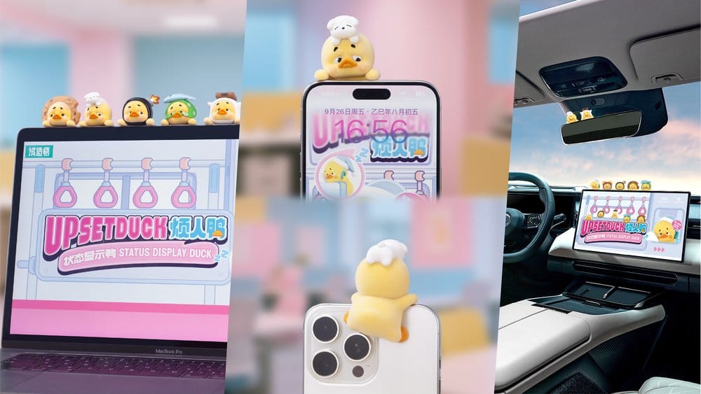 Upset Duck: Status Display Duck Vinyl Figures