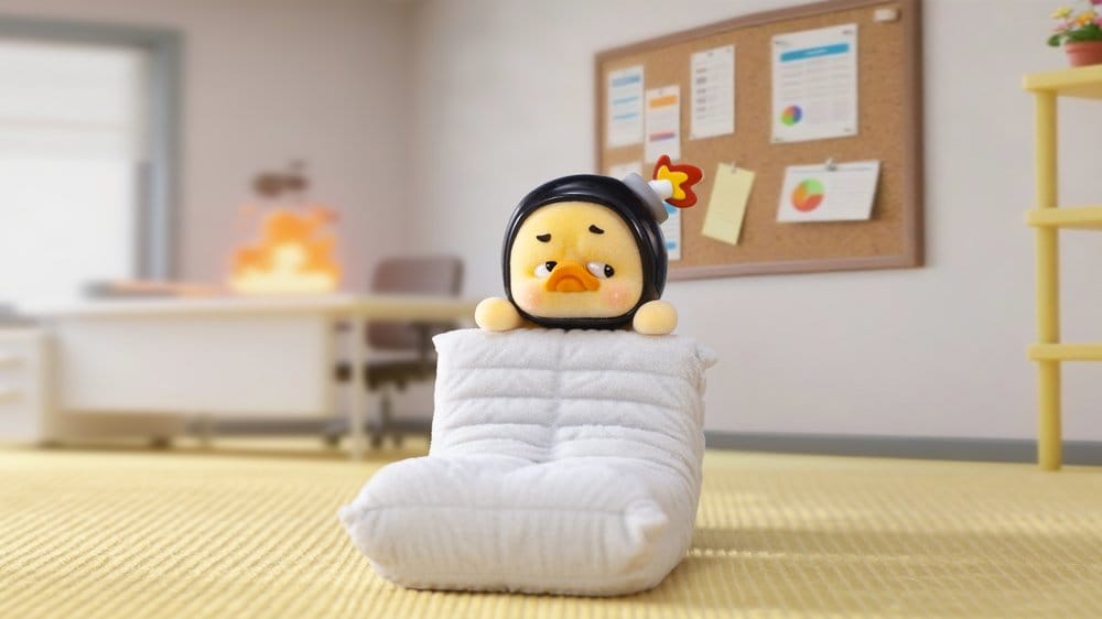 Upset Duck: Status Display Duck Vinyl Figures