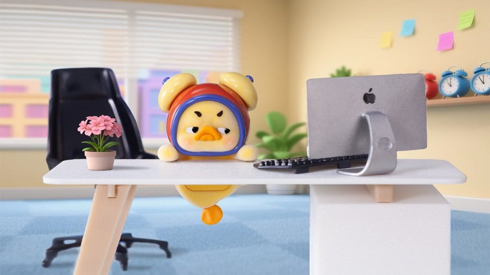 Upset Duck: Status Display Duck Vinyl Figures