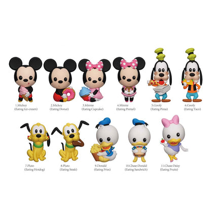Mickey & Friends 3D Bag Clips: Mickey & Friends with Food Series 43